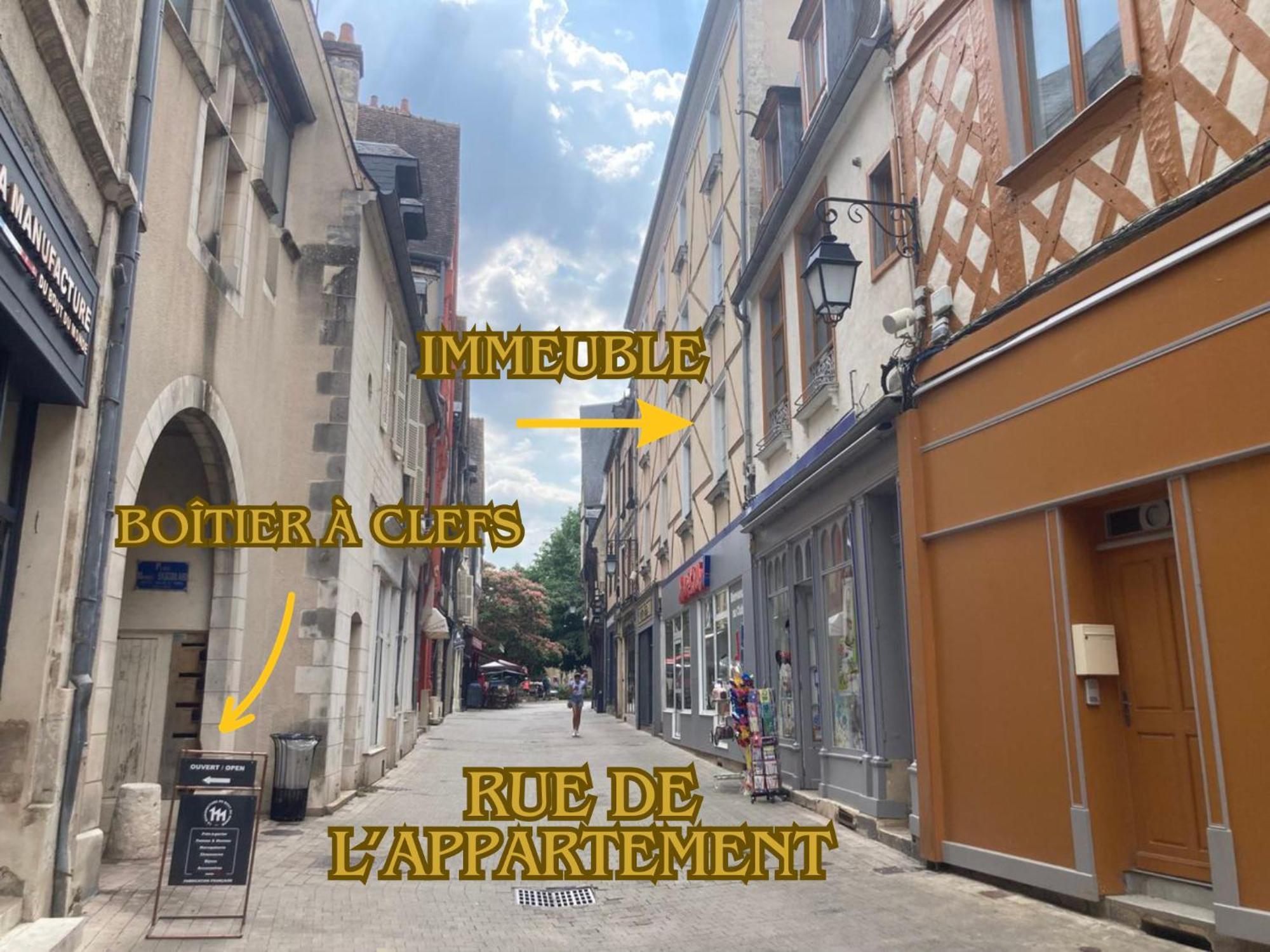Ferienwohnung Etage Prive Autonome - Centre Historique Bourges Exterior foto